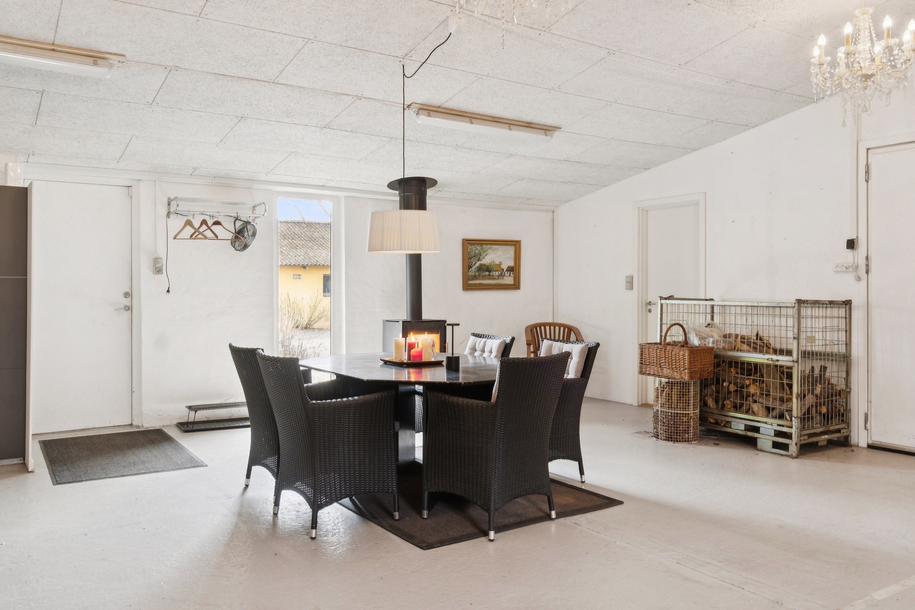 Fremhævet spiseplads driftsbygning billede i fuldskærmstilstand. Billede af Råsøvej 11, Tybjerg, 4160 Herlufmagle