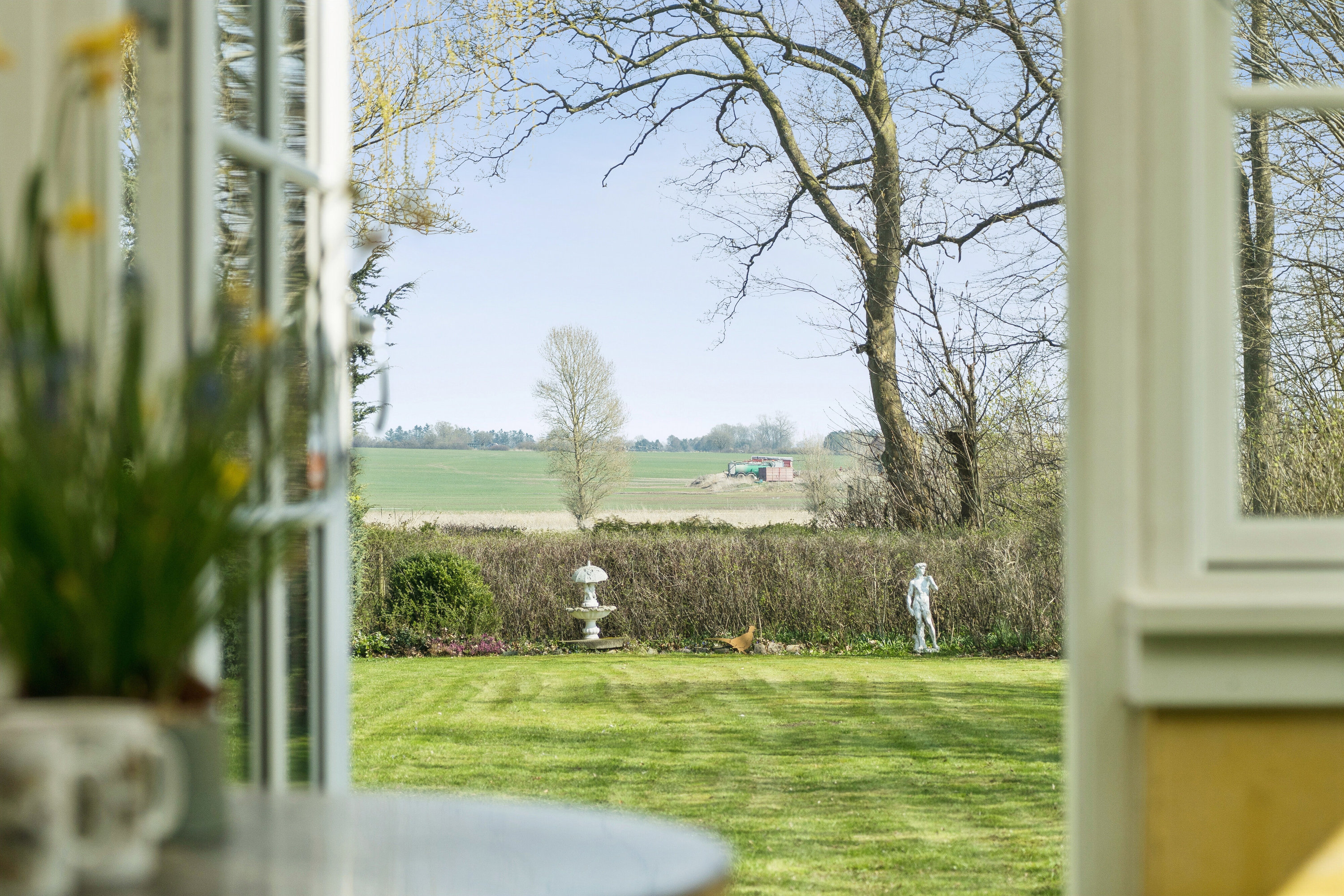 Fremhævet udsigt fra udestue billede i fuldskærmstilstand. Billede af Råsøvej 11, Tybjerg, 4160 Herlufmagle