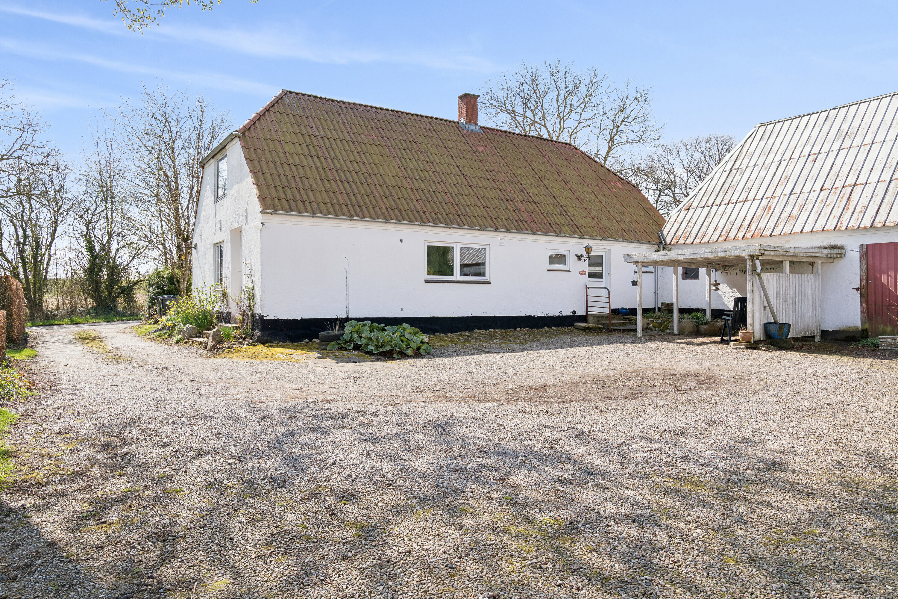 Fremhævet set fra gårdsplads billede i fuldskærmstilstand. Billede af Ødis Kroge Vej 19, Ødis, 6580 Vamdrup