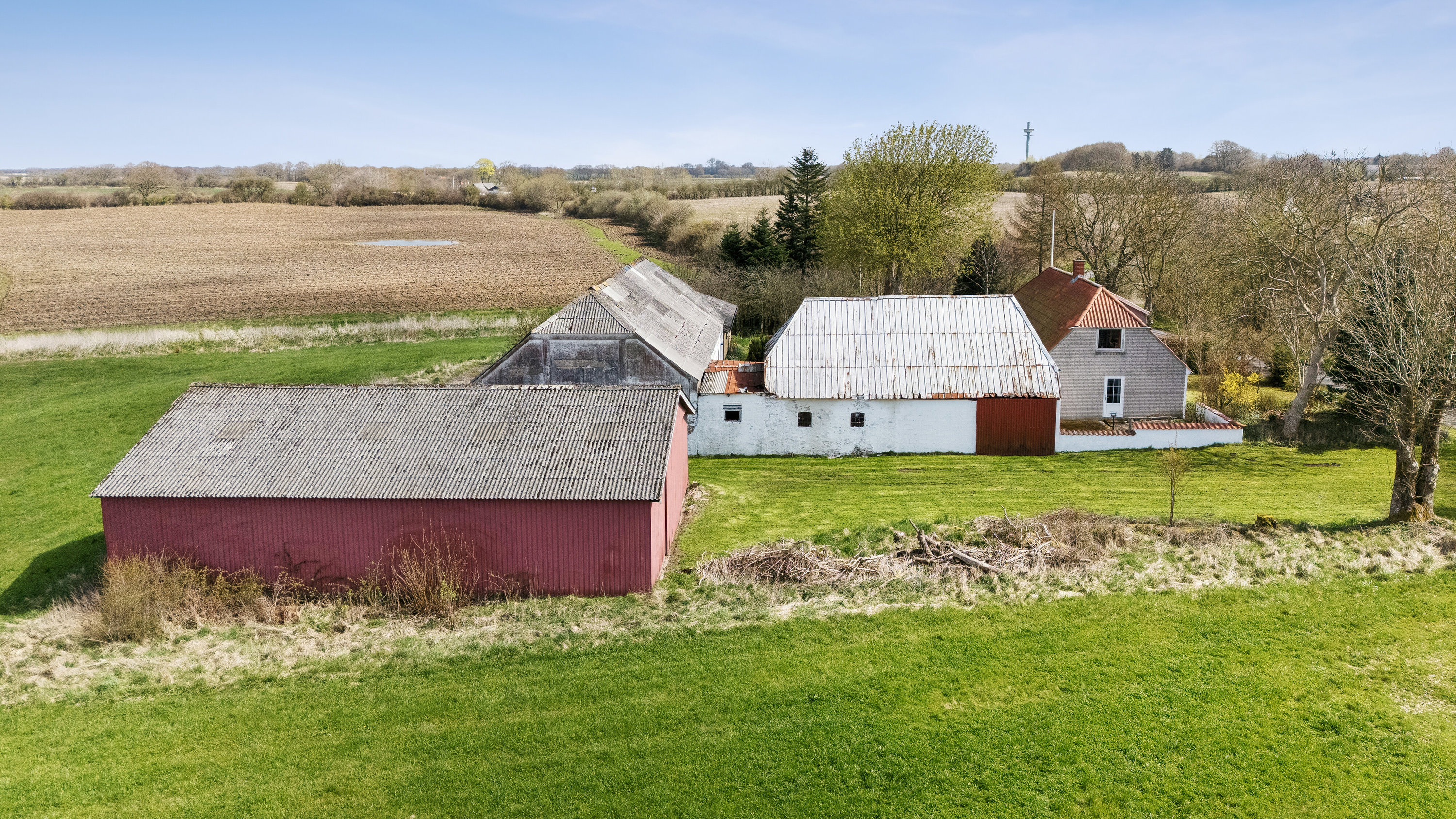 Fremhævet kig fra mark billede i fuldskærmstilstand. Billede af Ødis Kroge Vej 19, Ødis, 6580 Vamdrup