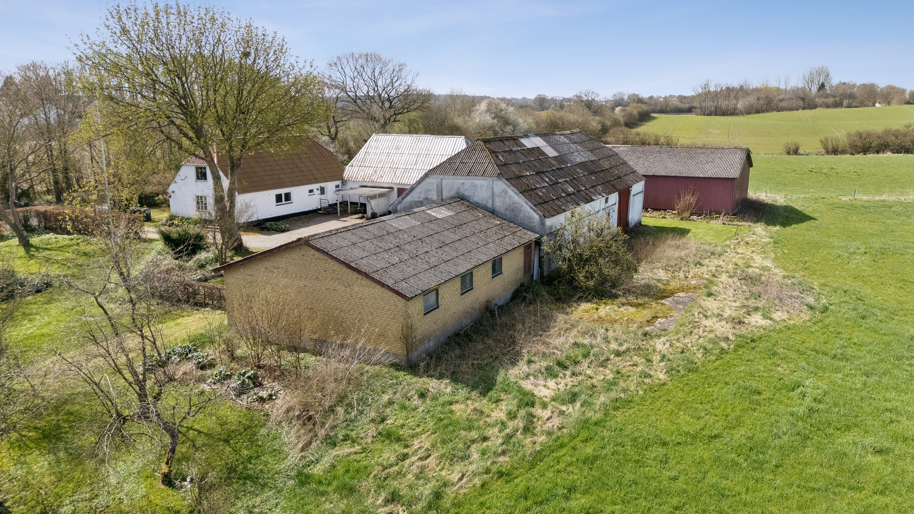 Fremhævet set fra marken billede i fuldskærmstilstand. Billede af Ødis Kroge Vej 19, Ødis, 6580 Vamdrup