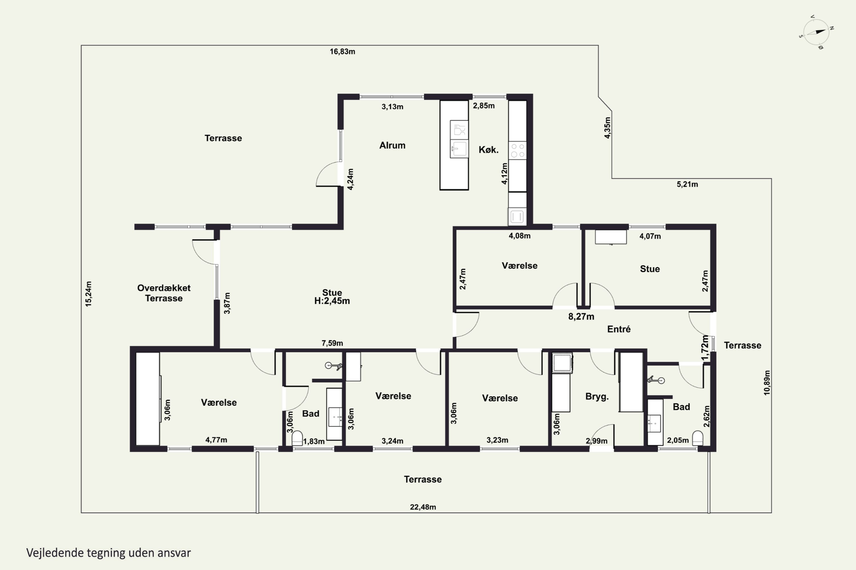 Plantegninger billede af Næblerødvej 20, 4250 Fuglebjerg