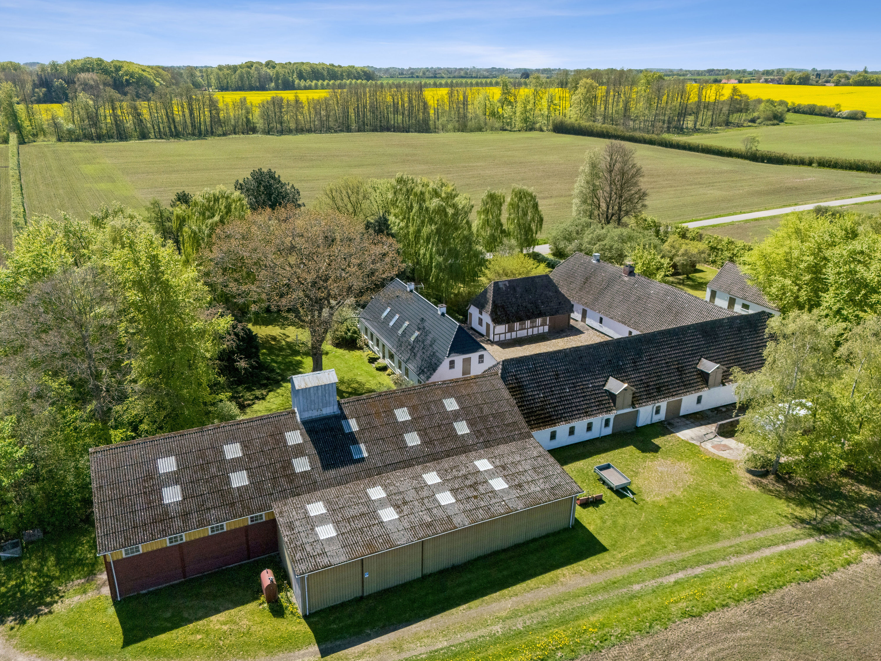 Fremhævet luftfoto billede i fuldskærmstilstand. Billede af Elsehovedvej 13, 5882 Vejstrup
