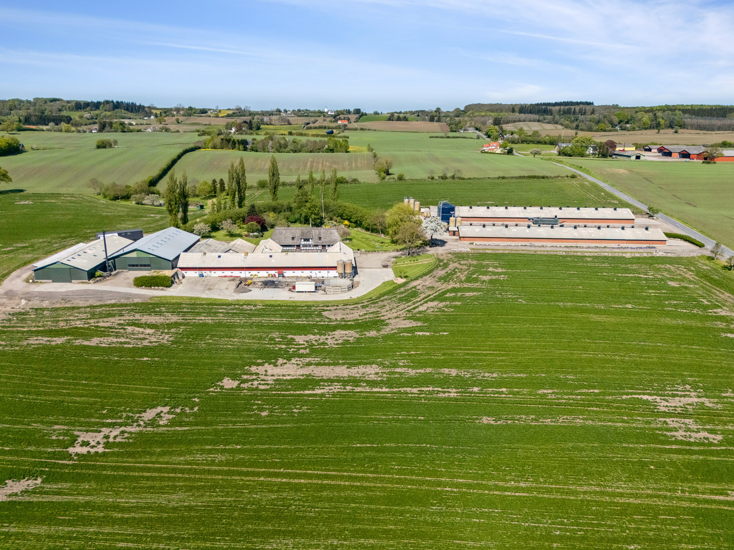 Fremhævet luftfoto billede i fuldskærmstilstand. Billede af Skovmarksvej 15, 5762 Vester Skerninge