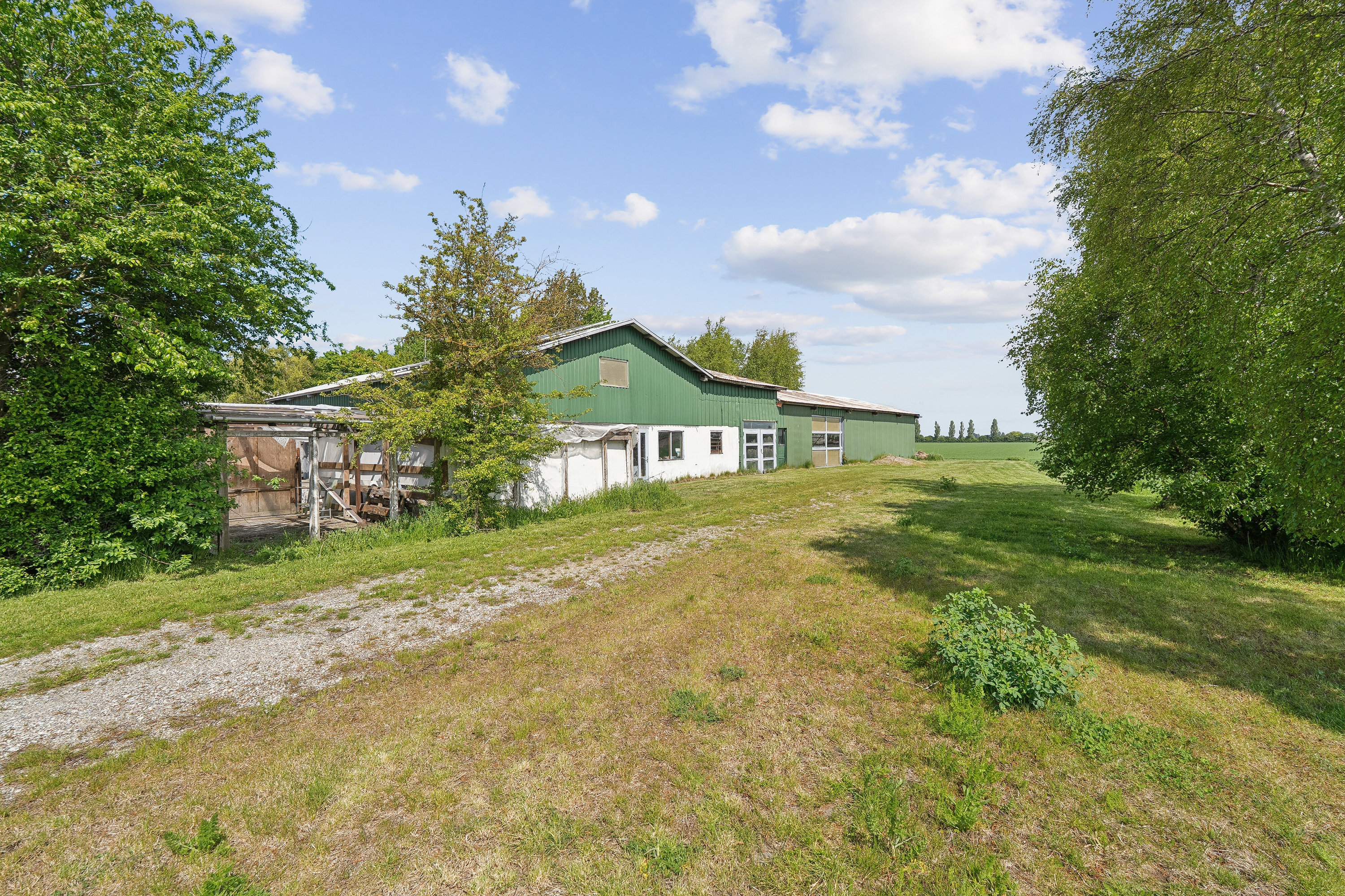 Fremhævet set fra haven billede i fuldskærmstilstand. Billede af Hagesvej 12, 4970 Rødby