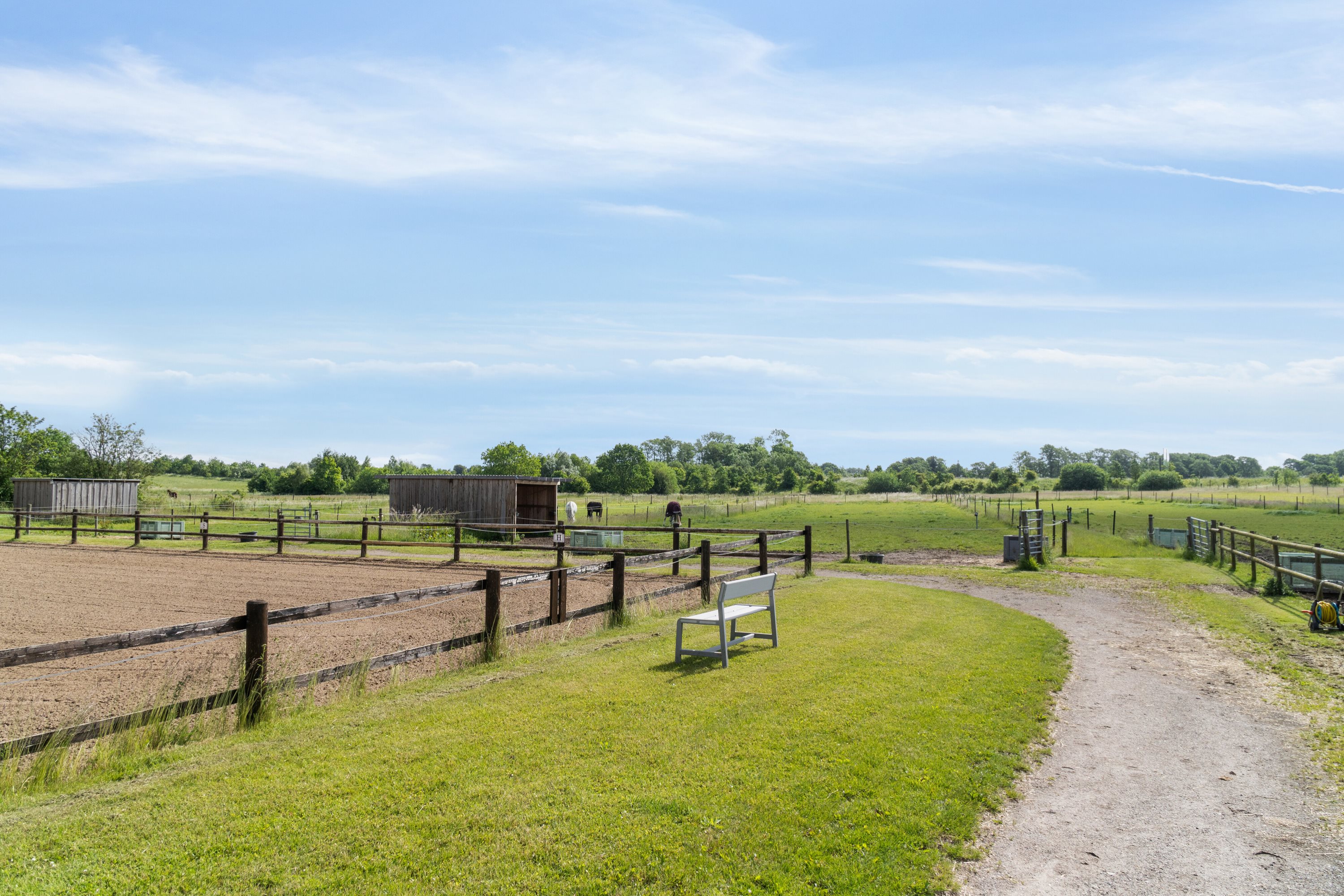 Fremhævet set fra haven billede i fuldskærmstilstand. Billede af Højbyvej 45, Højby, 5260 Odense S
