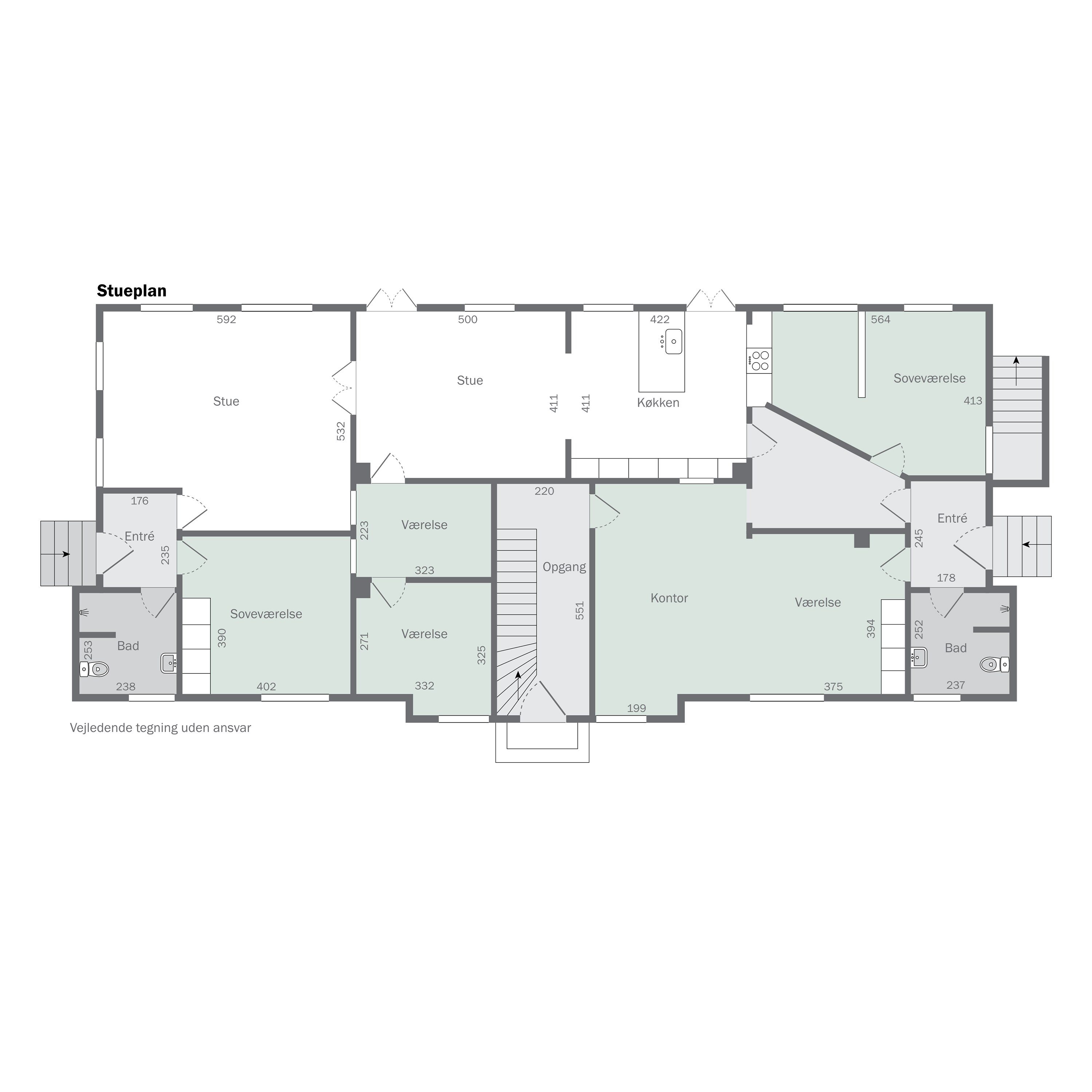 Plantegninger billede af Højbyvej 45, Højby, 5260 Odense S