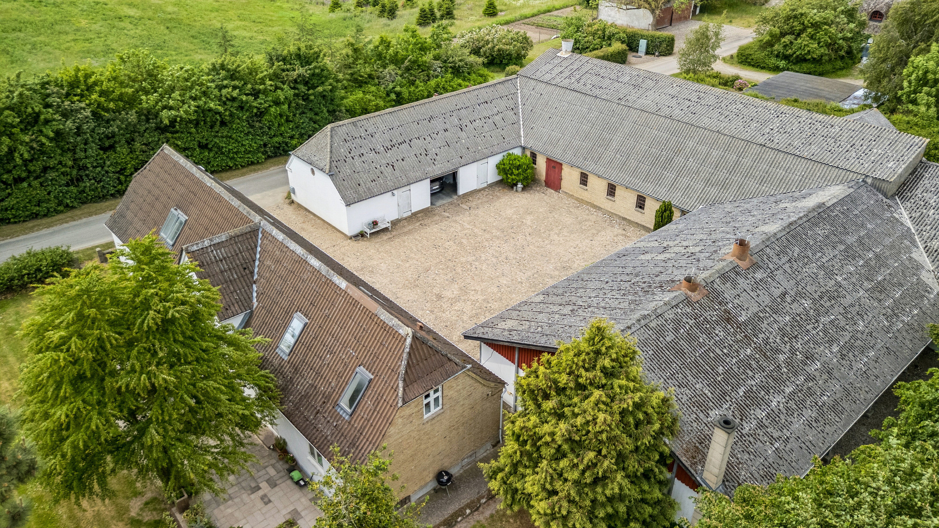 Fremhævet  billede i fuldskærmstilstand. Billede af Kragemosevej (en del heraf) 5, Strærup Mark, 5683 Haarby