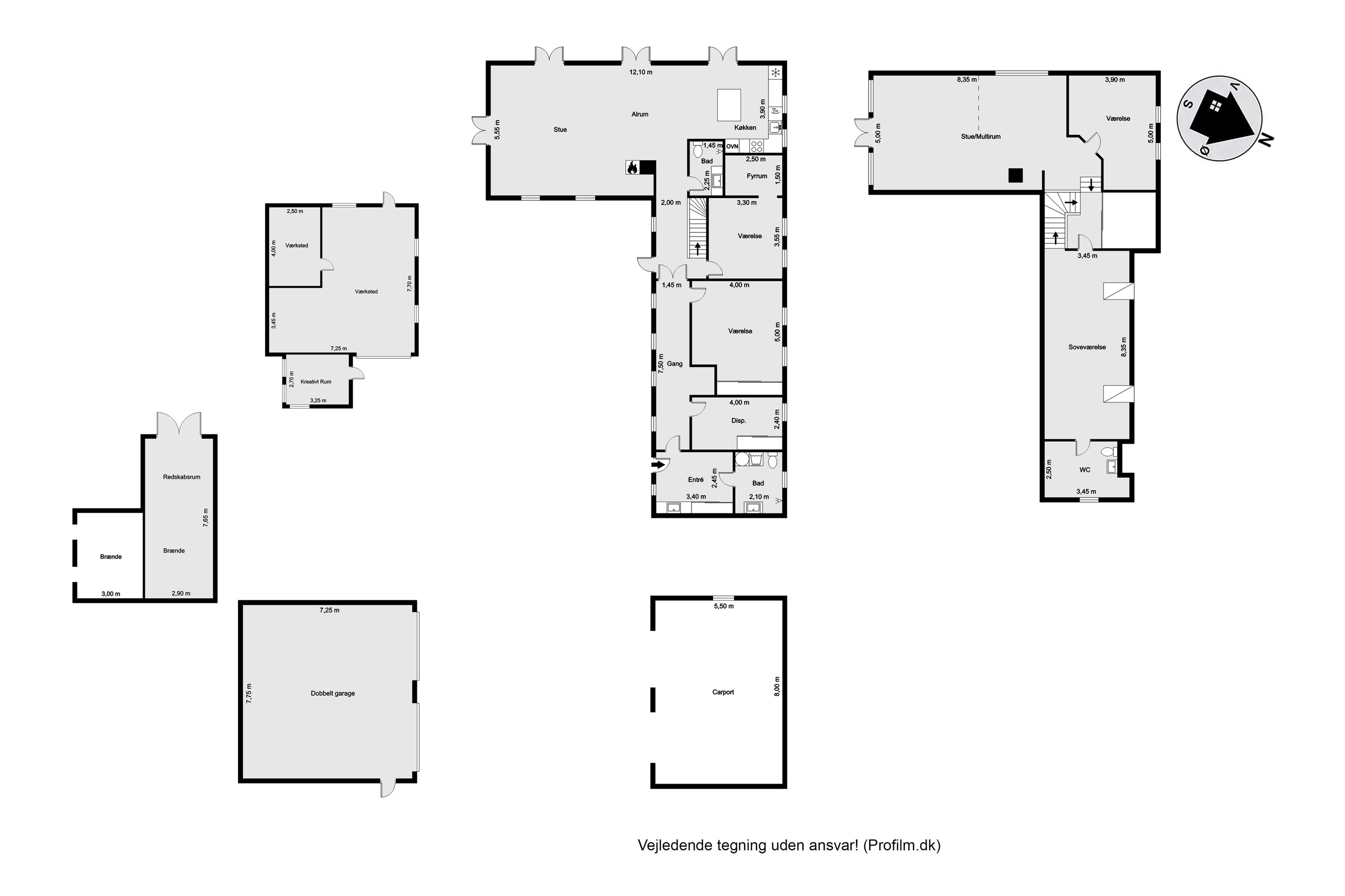 Plantegninger billede af Mosevej 31, Landting, 7830 Vinderup