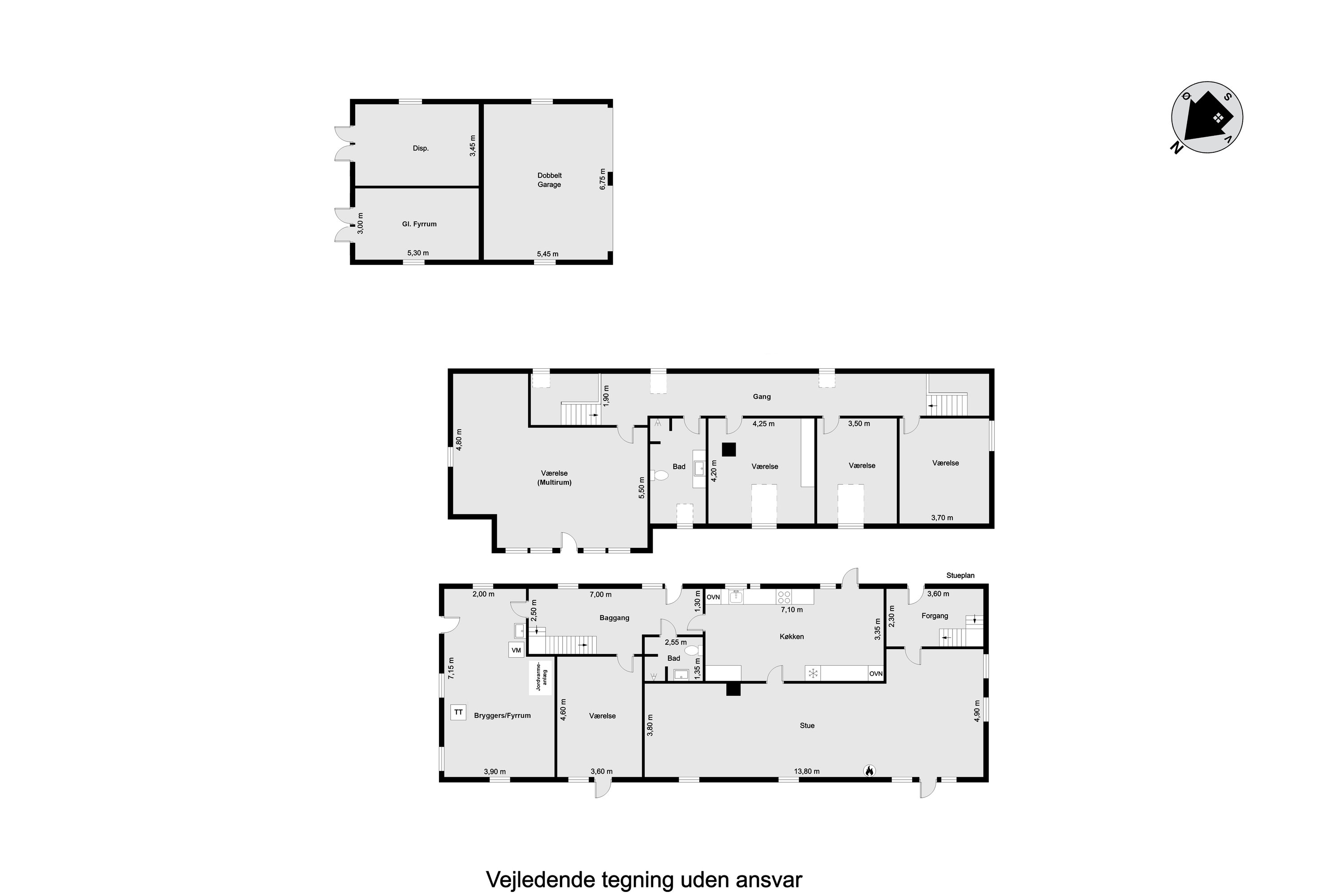 Plantegninger billede af Lauhedevej 19, Lauhede, 7830 Vinderup