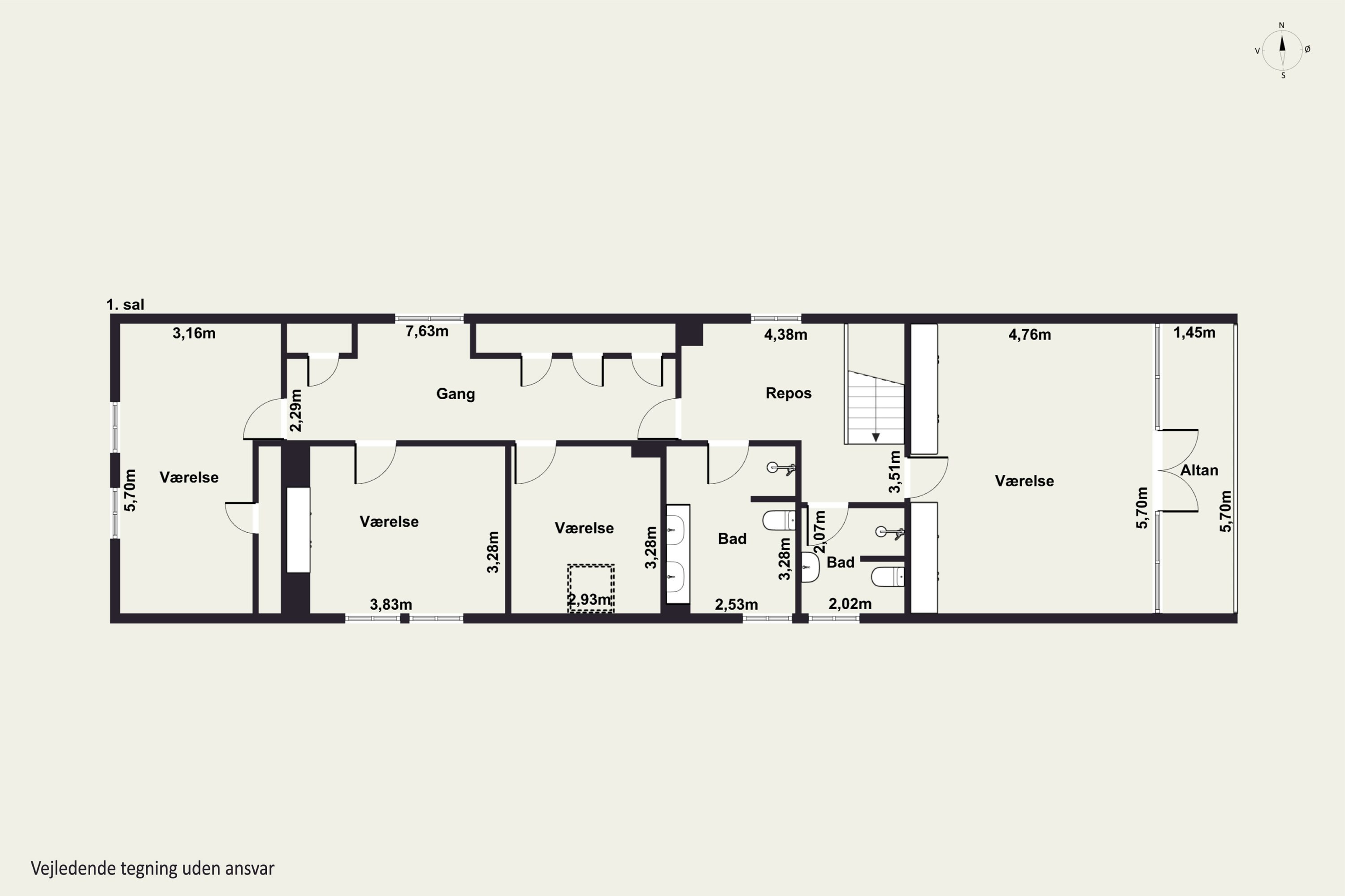 Plantegninger billede af Kirkevej 47, Tommerup St, 5690 Tommerup