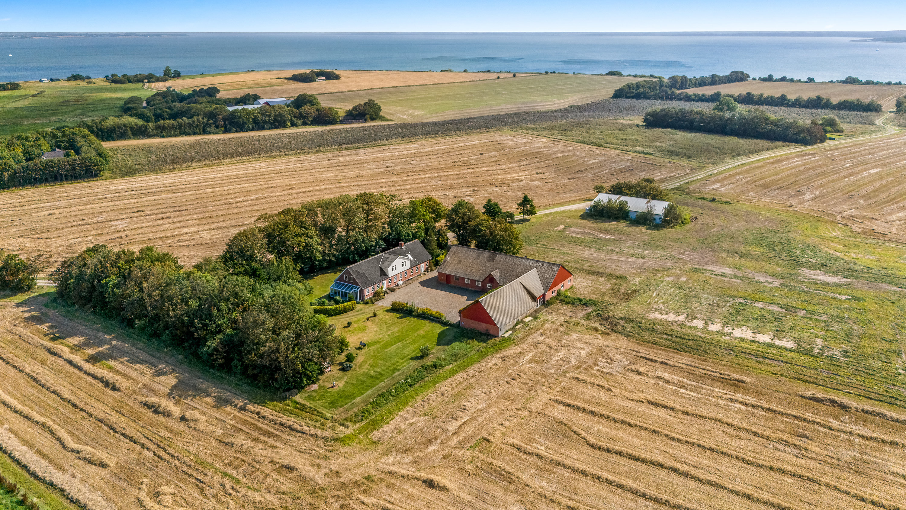 Fremhævet luftfoto billede i fuldskærmstilstand. Billede af Marendal 2, Jegindø, 7790 Thyholm