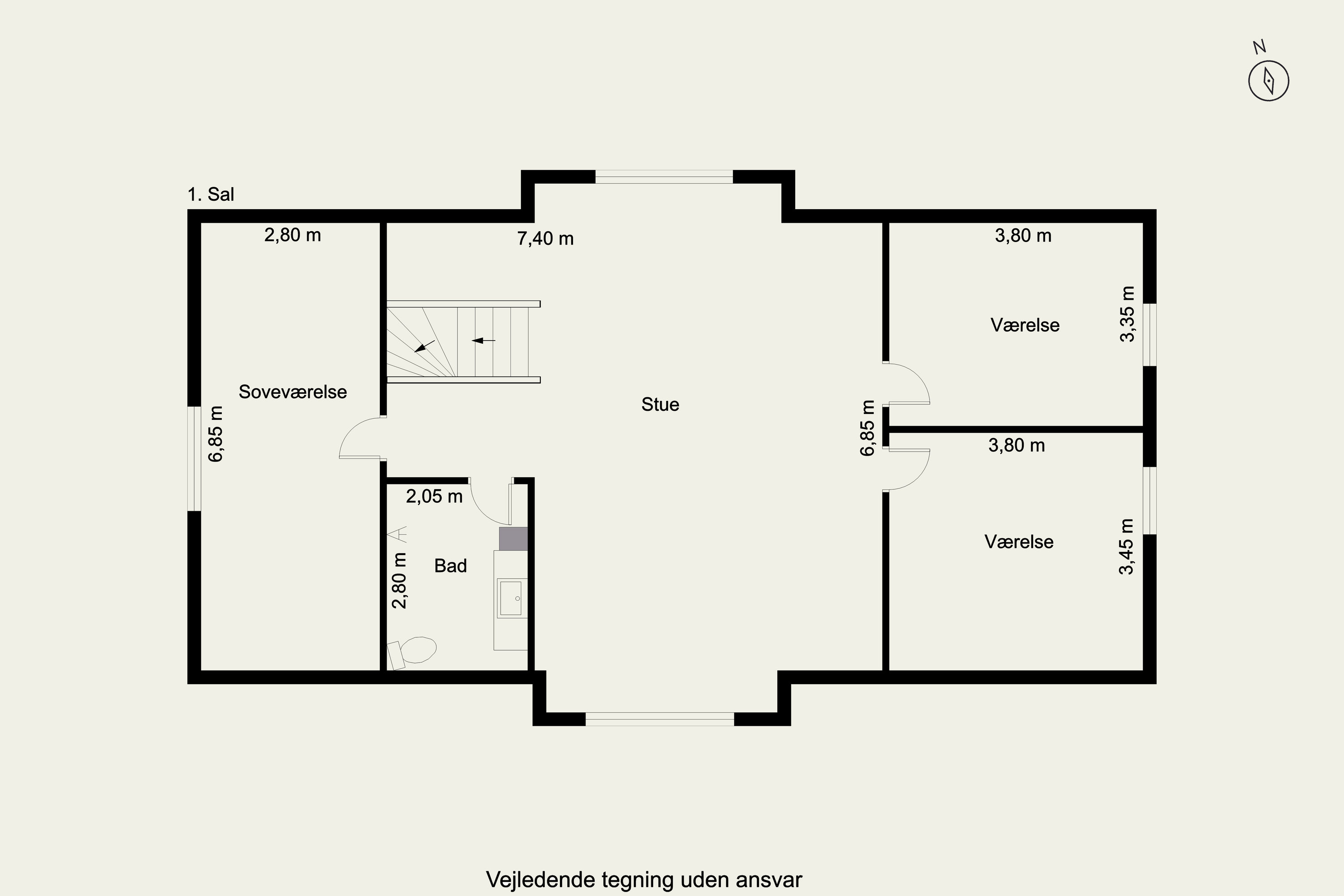 Plantegninger billede af Sangildvej 13, 7470 Karup J