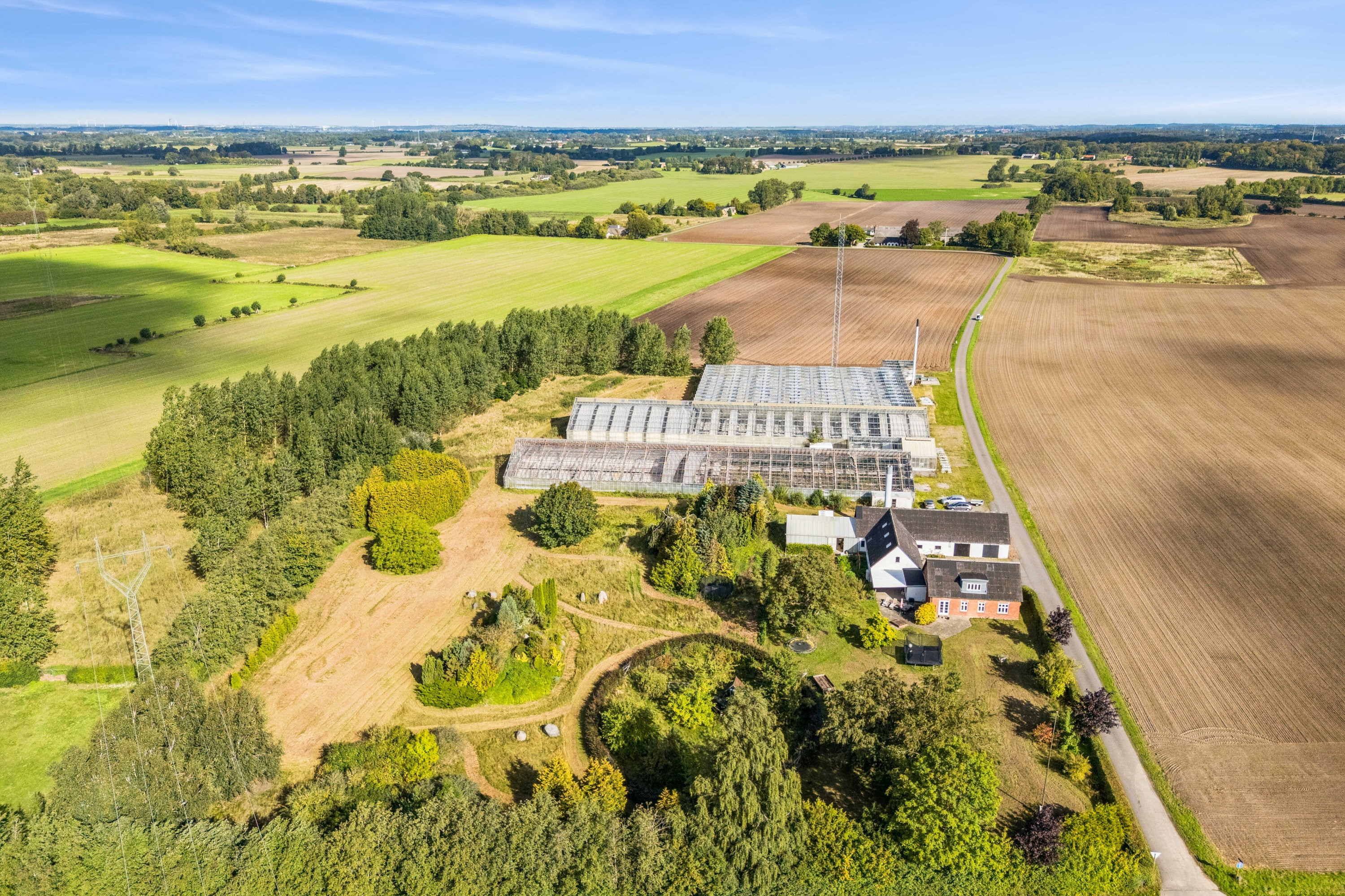 Fremhævet luftfoto billede i fuldskærmstilstand. Billede af Skiftemose 1, 5550 Langeskov