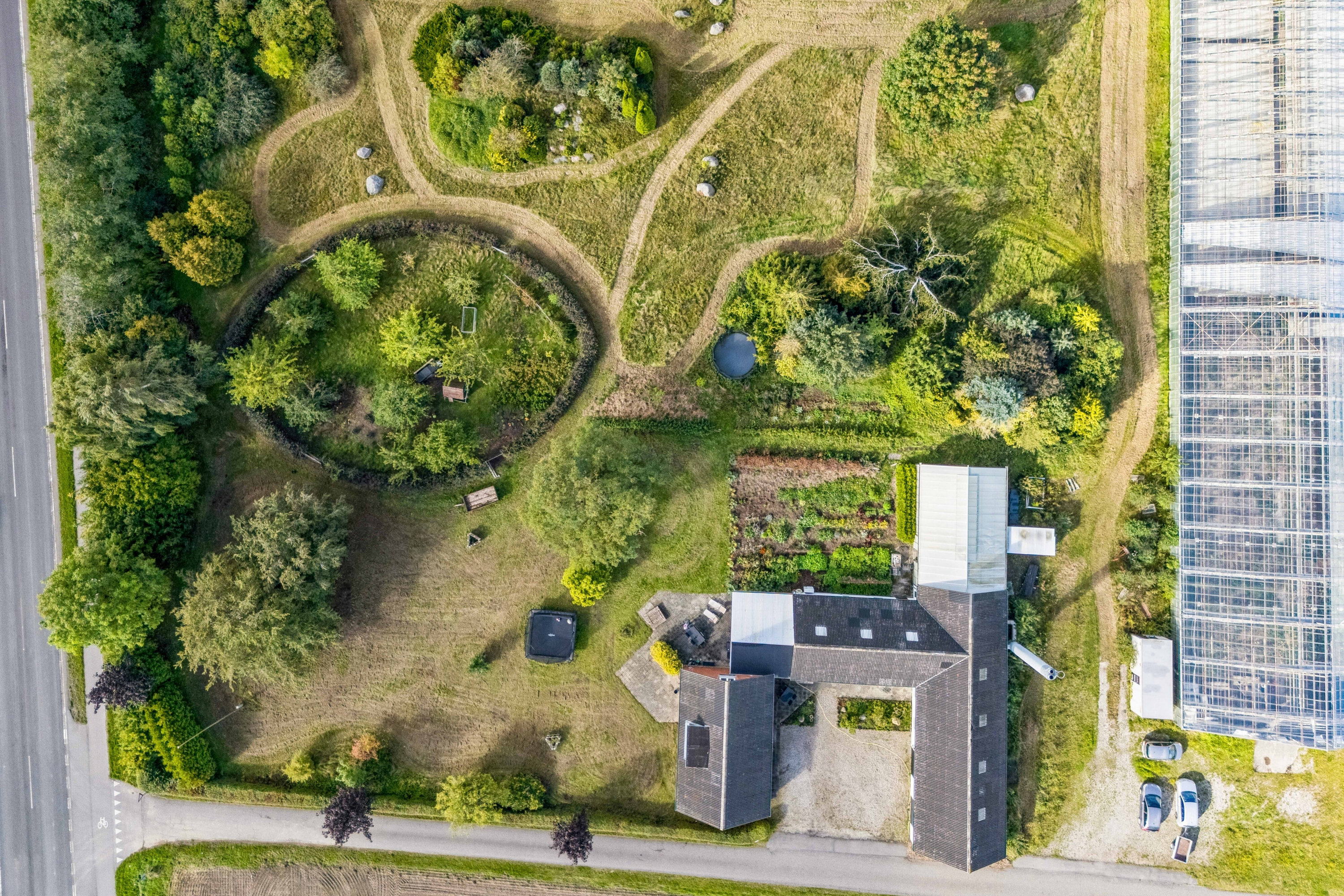Fremhævet luftfoto billede i fuldskærmstilstand. Billede af Skiftemose 1, 5550 Langeskov