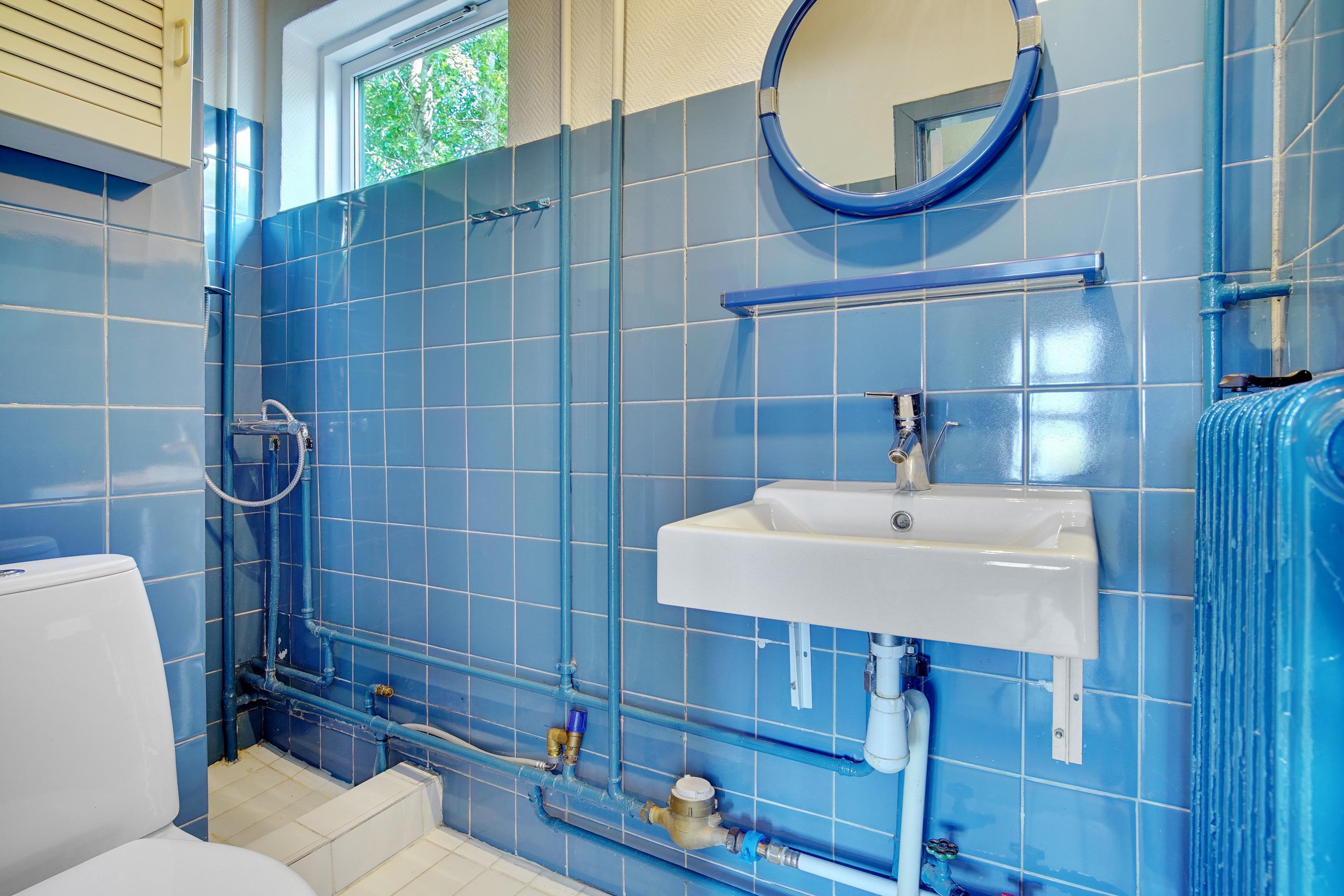 Fremhævet badeværelse billede i fuldskærmstilstand. Billede af Nykøbingvej 159, Horreby, 4800 Nykøbing F