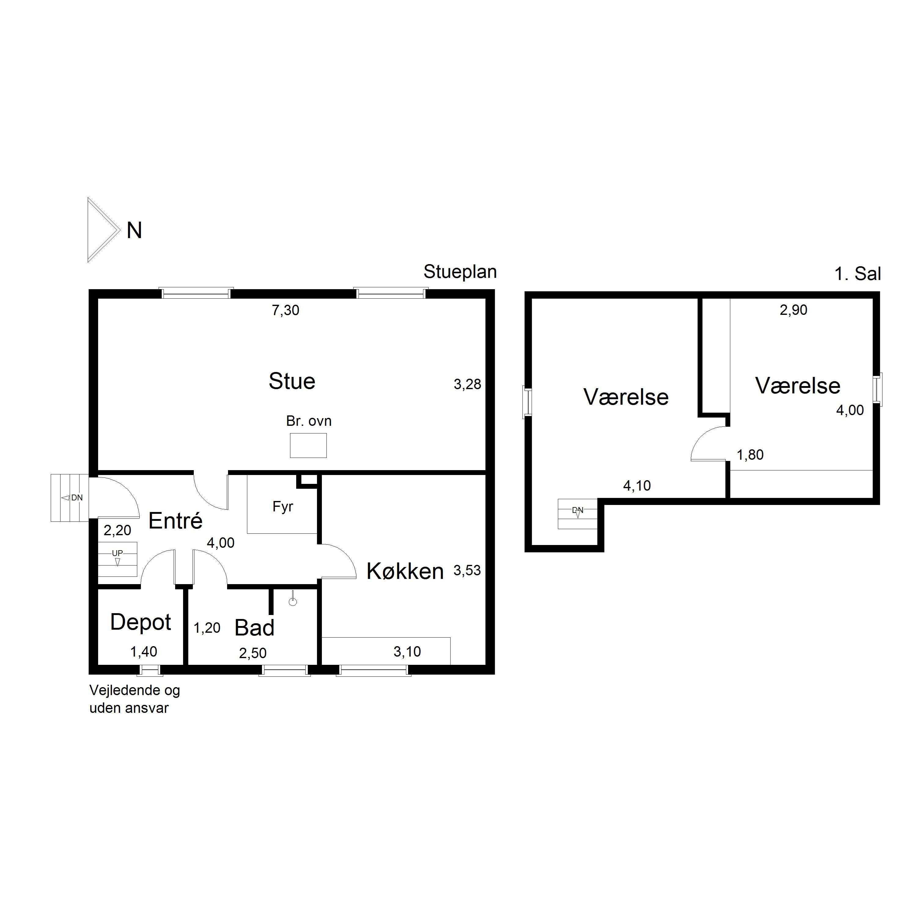 Plantegninger billede af Nykøbingvej 159, Horreby, 4800 Nykøbing F