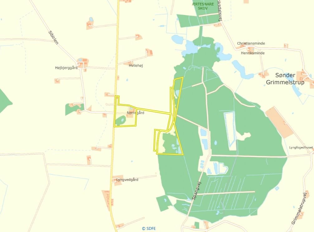 Fremhævet andet billede i fuldskærmstilstand. Billede af Nykøbingvej 159, Horreby, 4800 Nykøbing F